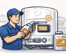 Corrosion inhibitor treatment added to heating system — TopFix South London